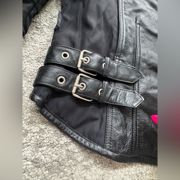 Hein Gericke Women’s Motorcycle Moto Jacket Size 8 – Leather & Textile - Picture 13 of 14